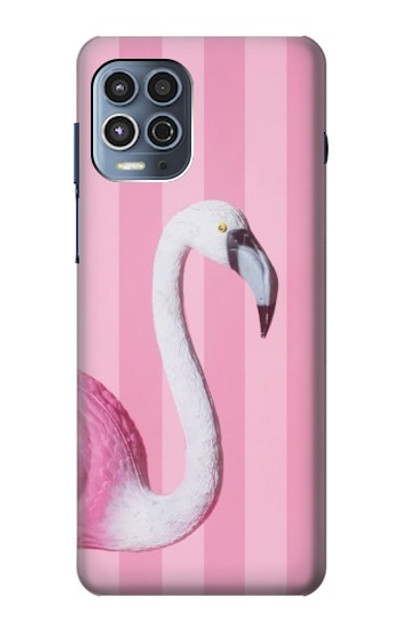 S3805 Flamingo Pink Pastel Case Cover Custodia per Motorola Moto G100