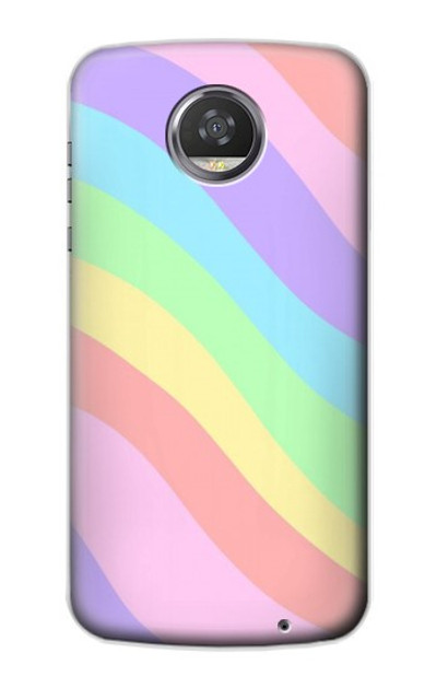 S3810 Pastel Unicorn Summer Wave Case Cover Custodia per Motorola Moto Z2 Play, Z2 Force