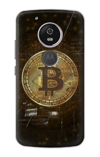 S3798 Cryptocurrency Bitcoin Case Cover Custodia per Motorola Moto G6 Play, Moto G6 Forge, Moto E5