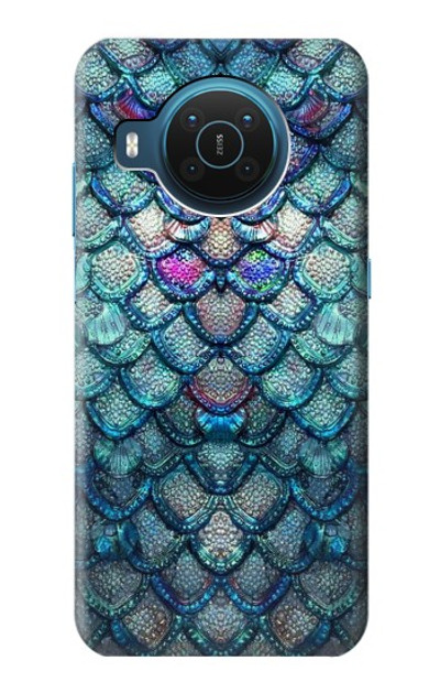 S3809 Mermaid Fish Scale Case Cover Custodia per Nokia X20