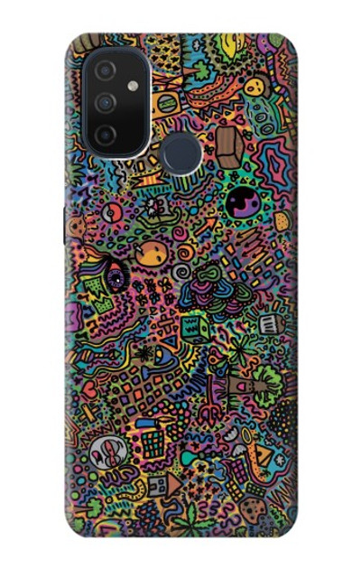 S3815 Psychedelic Art Case Cover Custodia per OnePlus Nord N100