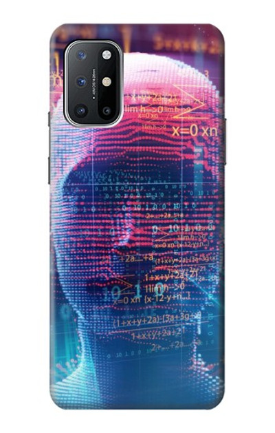 S3800 Digital Human Face Case Cover Custodia per OnePlus 8T