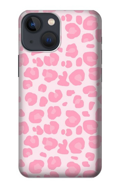 S2213 Pink Leopard Pattern Case Cover Custodia per iPhone 13 mini