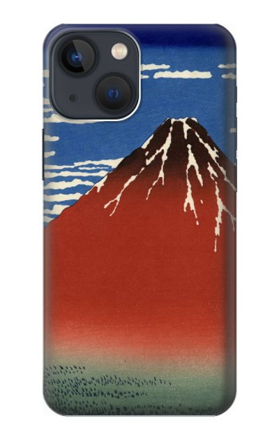 S2390 Katsushika Hokusai Red Fuji Case Cover Custodia per iPhone 13 mini S2390 Katsushika Hokusai Red Fuji Case Cover Custodia per iPhone 13 mini