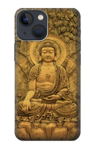 S2452 Buddha Bas Relief Art Graphic Printed Case Cover Custodia per iPhone 13 mini