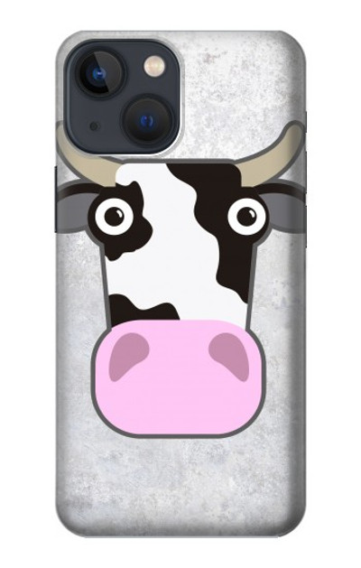 S3257 Cow Cartoon Case Cover Custodia per iPhone 13 mini