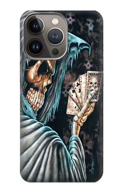 S0748 Grim Reaper Death Poker Case Cover Custodia per iPhone 13 Pro Max