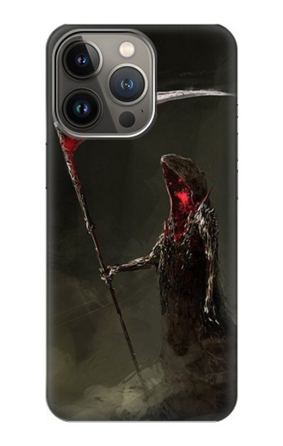 S1319 Grim Reaper Death Scythe Case Cover Custodia per iPhone 13 Pro Max