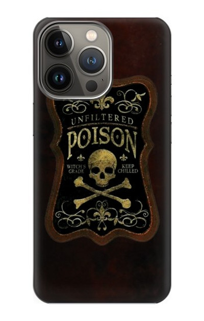 S2649 Unfiltered Poison Vintage Glass Bottle Case Cover Custodia per iPhone 13 Pro Max