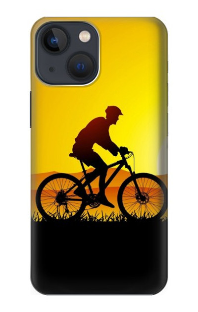 S2385 Bicycle Bike Sunset Case Cover Custodia per iPhone 13