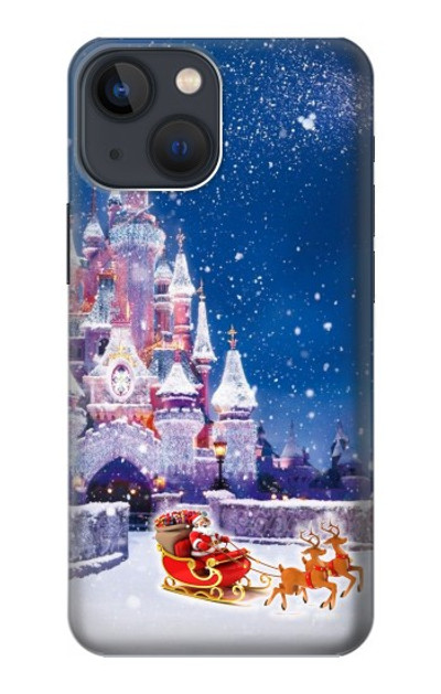 S3282 Santa Xmas Castle Case Cover Custodia per iPhone 13