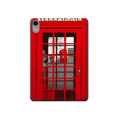 S0058 British Red Telephone Box Case Cover Custodia per iPad mini 6 7, iPad mini (2021,2024)