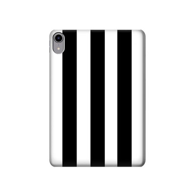 S2297 Black and White Vertical Stripes Case Cover Custodia per iPad mini 6, iPad mini (2021)