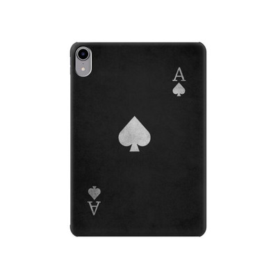 S3152 Black Ace of Spade Case Cover Custodia per iPad mini 6 7, iPad mini (2021,2024)