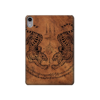 S3209 Sak Yant Twin Tiger Case Cover Custodia per iPad mini 6, iPad mini (2021)