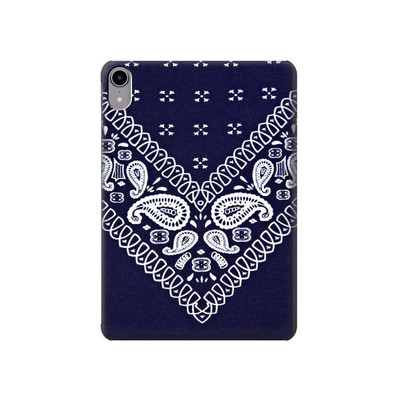 S3357 Navy Blue Bandana Pattern Case Cover Custodia per iPad mini 6, iPad mini (2021)