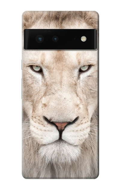S2399 White Lion Face Case Cover Custodia per Google Pixel 6