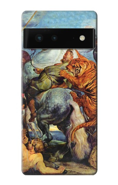 S3331 Peter Paul Rubens Tiger und Lowenjagd Case Cover Custodia per Google Pixel 6