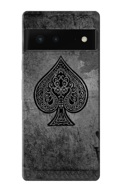 S3446 Black Ace Spade Case Cover Custodia per Google Pixel 6