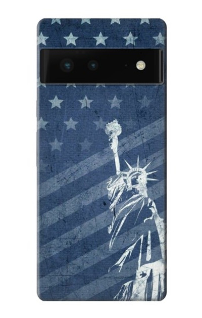 S3450 US Flag Liberty Statue Case Cover Custodia per Google Pixel 6