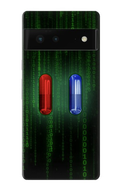 S3816 Red Pill Blue Pill Capsule Case Cover Custodia per Google Pixel 6