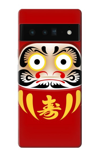 S3045 Japan Good Luck Daruma Doll Case Cover Custodia per Google Pixel 6 Pro