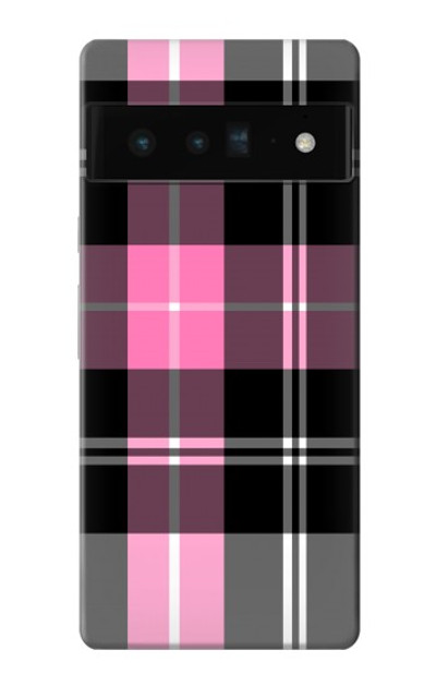 S3091 Pink Plaid Pattern Case Cover Custodia per Google Pixel 6 Pro