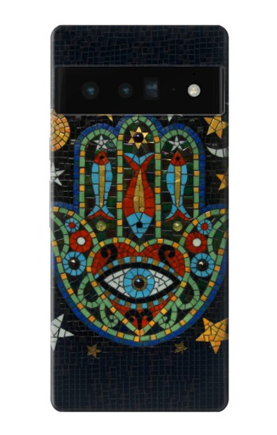 S3175 Hamsa Hand Mosaics Case Cover Custodia per Google Pixel 6 Pro