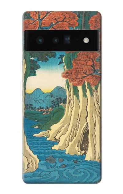 S3348 Utagawa Hiroshige The Monkey Bridge Case Cover Custodia per Google Pixel 6 Pro