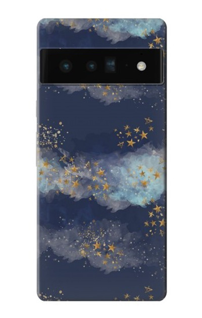 S3364 Gold Star Sky Case Cover Custodia per Google Pixel 6 Pro