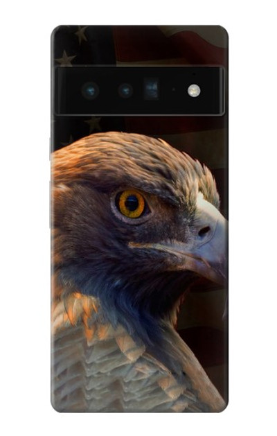 S3376 Eagle American Flag Case Cover Custodia per Google Pixel 6 Pro