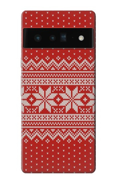 S3384 Winter Seamless Knitting Pattern Case Cover Custodia per Google Pixel 6 Pro