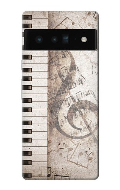 S3390 Music Note Case Cover Custodia per Google Pixel 6 Pro