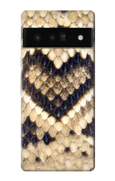 S3417 Diamond Rattle Snake Graphic Print Case Cover Custodia per Google Pixel 6 Pro