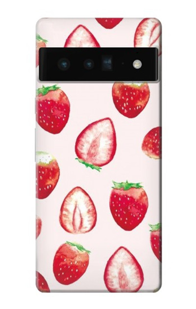 S3481 Strawberry Case Cover Custodia per Google Pixel 6 Pro