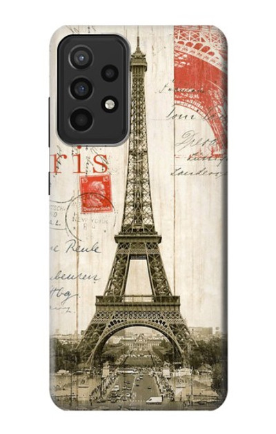 S2108 Eiffel Tower Paris Postcard Case Cover Custodia per Samsung Galaxy A52s 5G