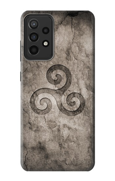 S2892 Triskele Symbol Stone Texture Case Cover Custodia per Samsung Galaxy A52s 5G