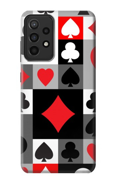 S3463 Poker Card Suit Case Cover Custodia per Samsung Galaxy A52s 5G