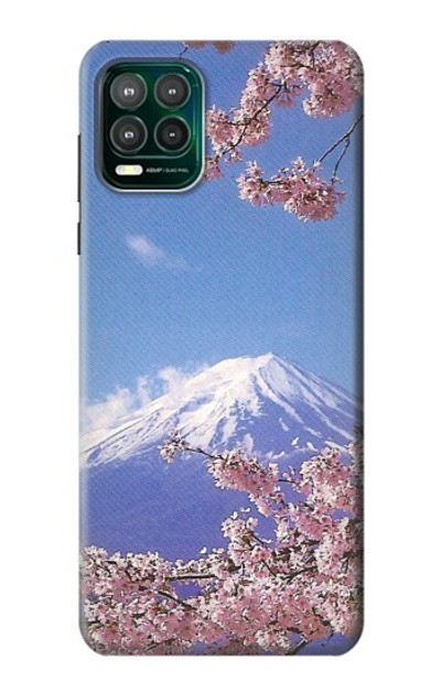 S1060 Mount Fuji Sakura Cherry Blossom Case Cover Custodia per Motorola Moto G Stylus 5G