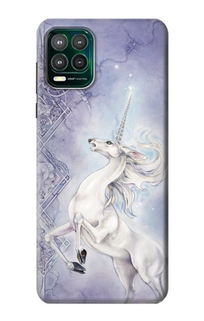 S1134 White Horse Unicorn Case Cover Custodia per Motorola Moto G Stylus 5G