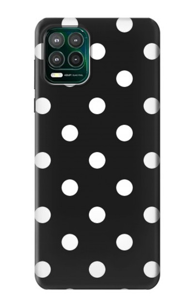 S2299 Black Polka Dots Case Cover Custodia per Motorola Moto G Stylus 5G