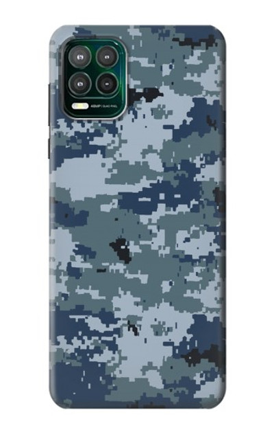 S2346 Navy Camo Camouflage Graphic Case Cover Custodia per Motorola Moto G Stylus 5G