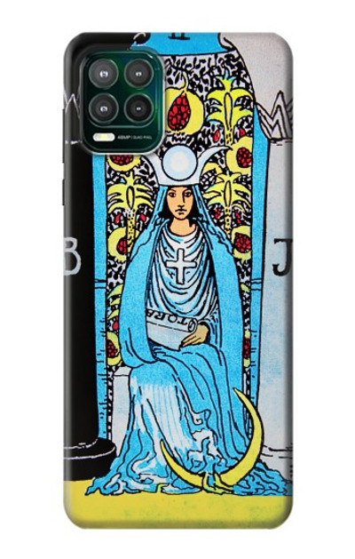 S2837 The High Priestess Vintage Tarot Card Case Cover Custodia per Motorola Moto G Stylus 5G