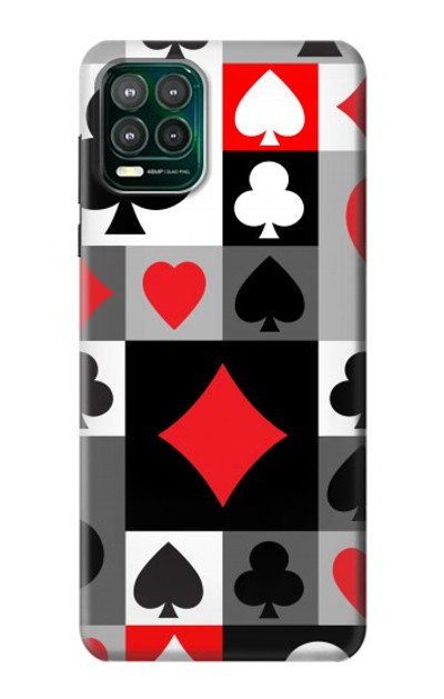 S3463 Poker Card Suit Case Cover Custodia per Motorola Moto G Stylus 5G