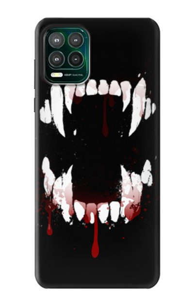 S3527 Vampire Teeth Bloodstain Case Cover Custodia per Motorola Moto G Stylus 5G