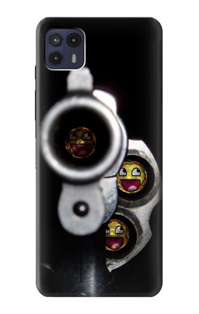 S1109 Smile Bullet Gun Case Cover Custodia per Motorola Moto G50 5G [for G50 5G only. NOT for G50]