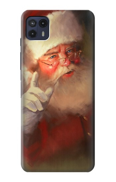 S1144 Xmas Santa Claus Case Cover Custodia per Motorola Moto G50 5G [for G50 5G only. NOT for G50]