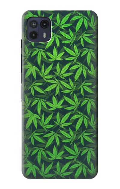 S2666 Marijuana Pattern Case Cover Custodia per Motorola Moto G50 5G [for G50 5G only. NOT for G50]