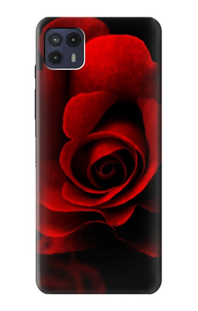 S2898 Red Rose Case Cover Custodia per Motorola Moto G50 5G [for G50 5G only. NOT for G50]