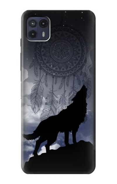 S3011 Dream Catcher Wolf Howling Case Cover Custodia per Motorola Moto G50 5G [for G50 5G only. NOT for G50]